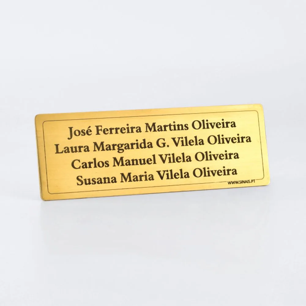 Placas para Caixa de Correio
