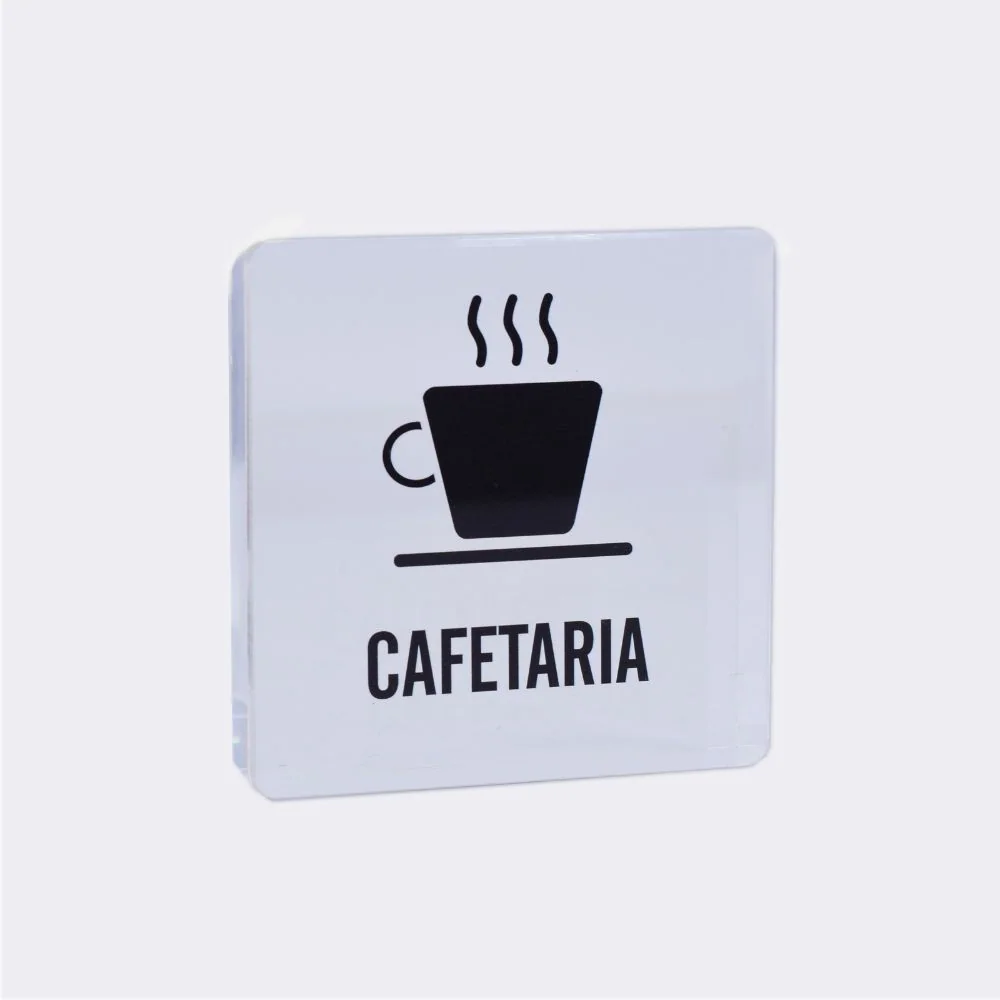 Pictograma para Placa de Porta em Acrílico Impresso