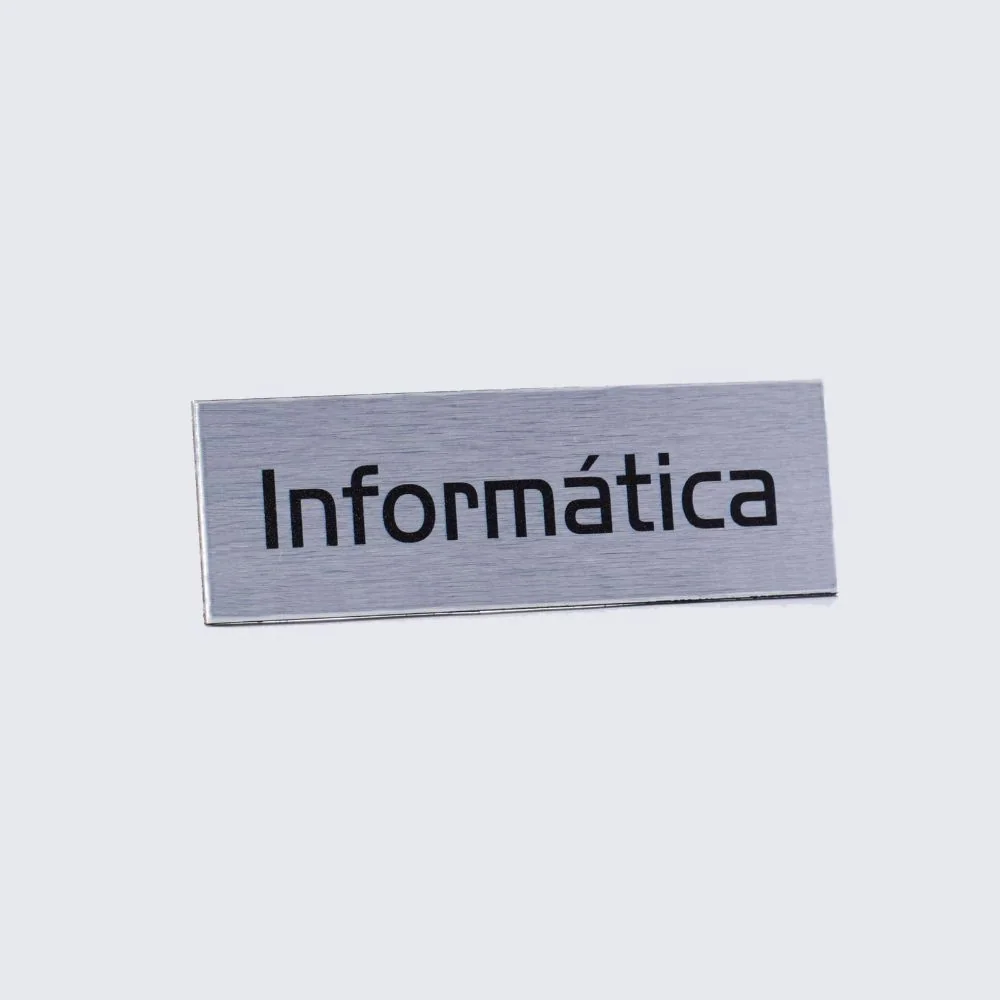 Placa de Porta em Dibond