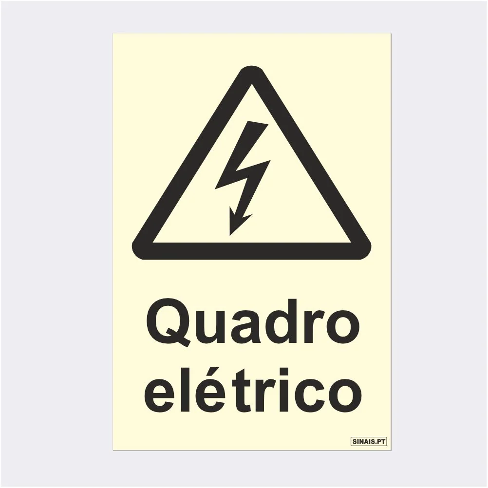 Sinal Quadro Elétrico