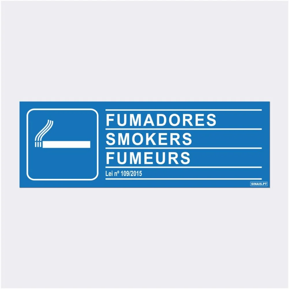 Sinal Zona de Fumadores