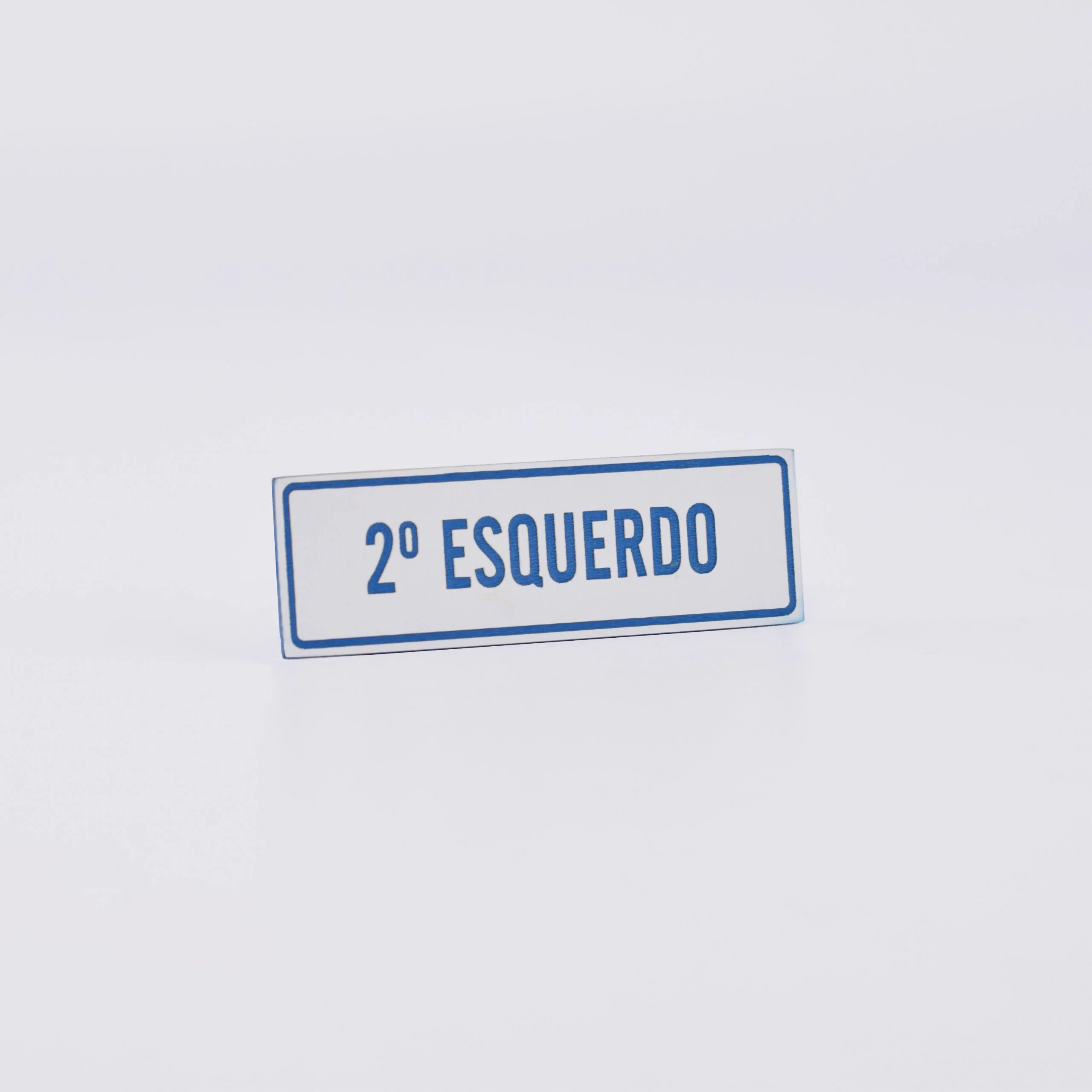 Placa de Andar em Gravoplay Laser