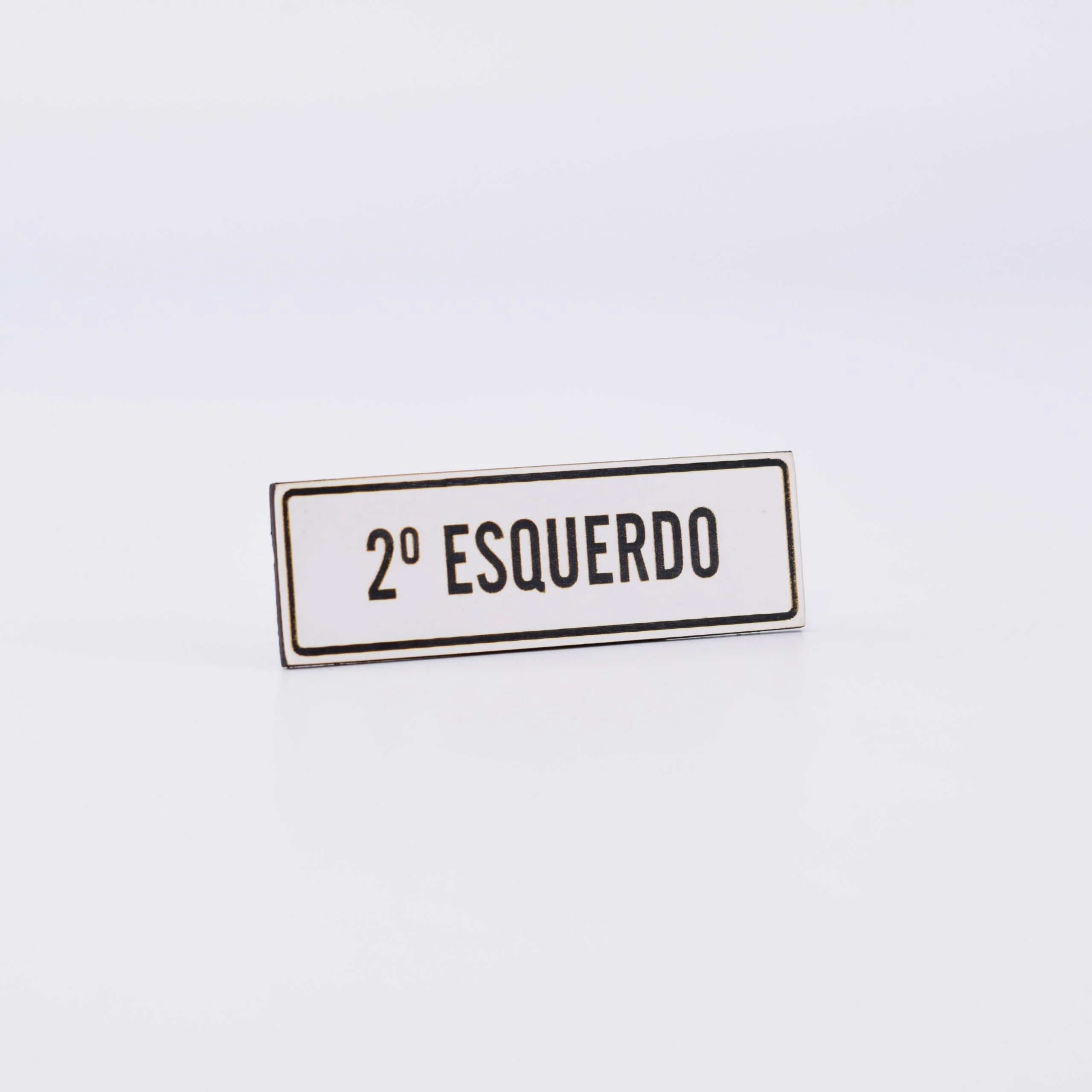 Placa de Andar em Gravoplay Laser