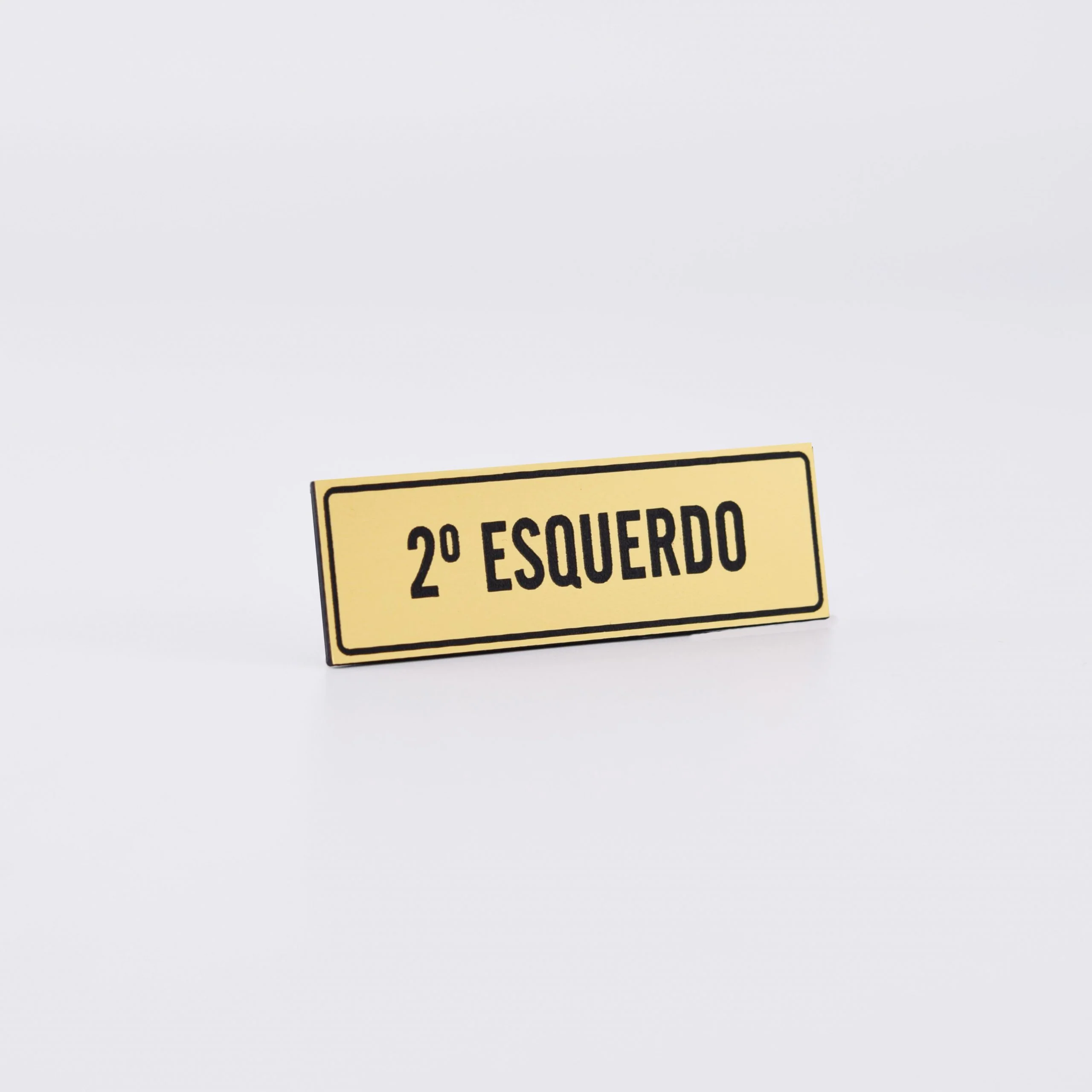 Placa de Andar em Gravoplay Laser