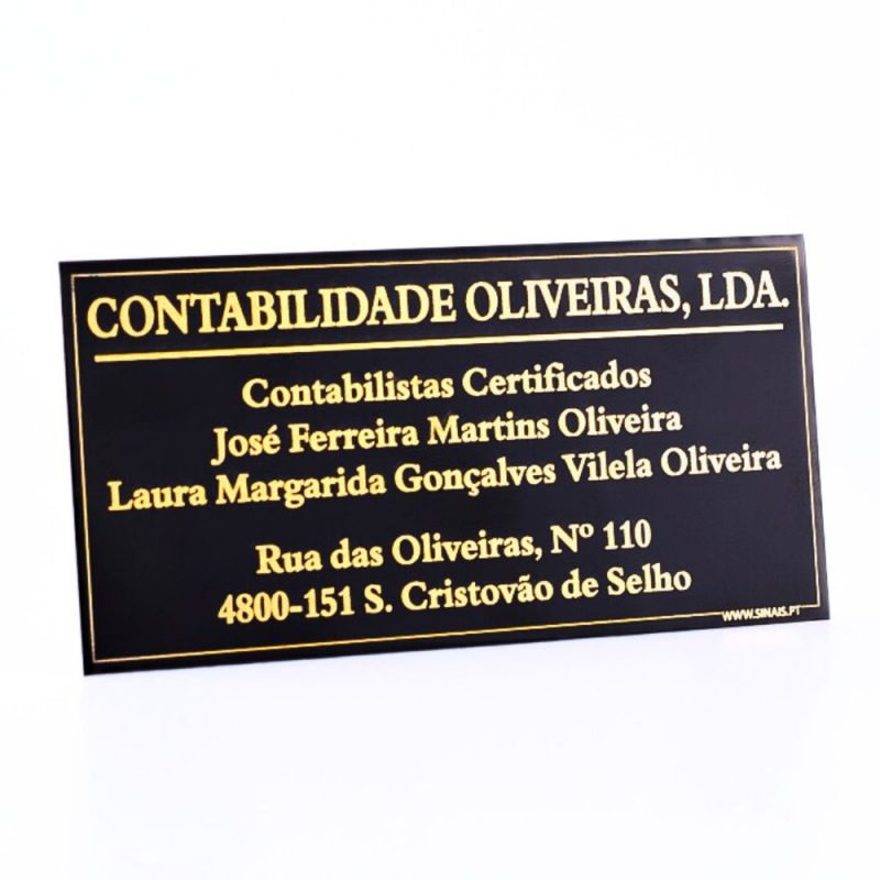 Placa com Nomes em Alumínio Laser - Image 5