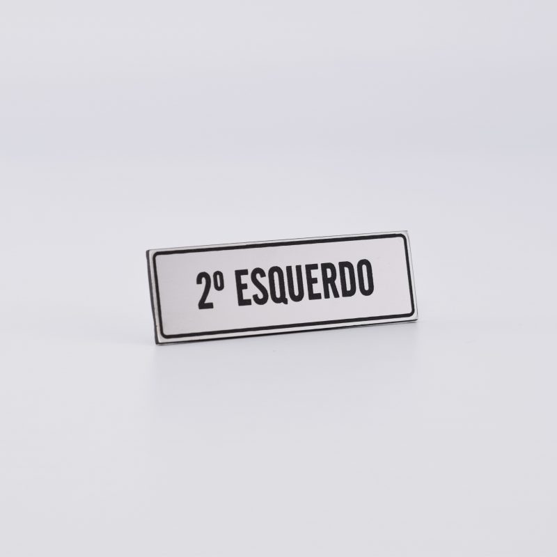 Placa de Andar em Gravoplay Laser - Image 6