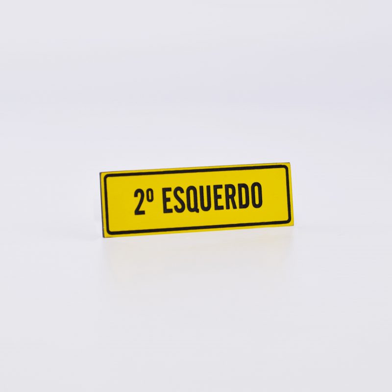 Placa de Andar em Gravoplay Laser - Image 2