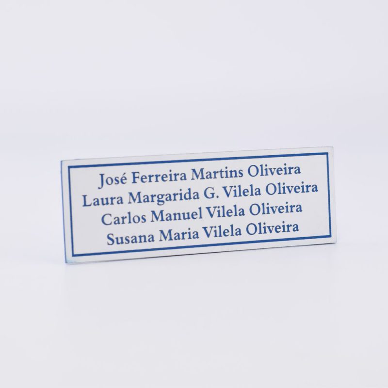 Placa com Nomes em Gravoplay - Image 4