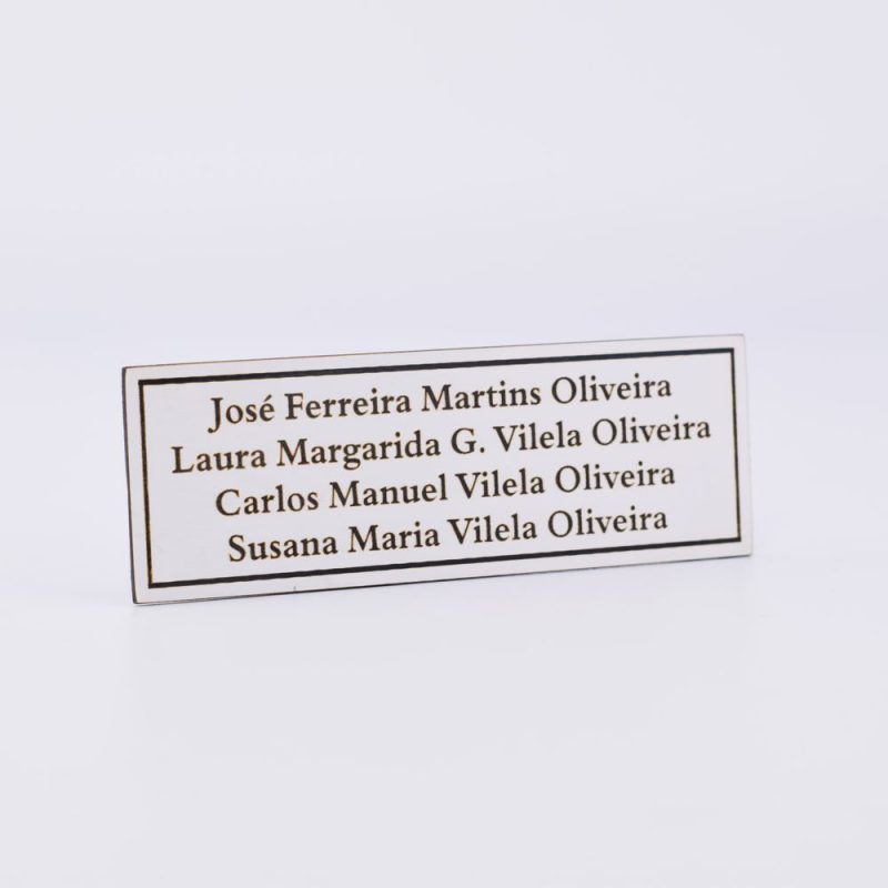 Placa com Nomes em Gravoplay - Image 5