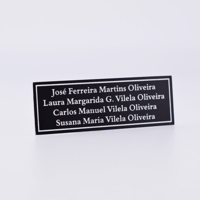 Placa com Nomes em Gravoplay - Image 8