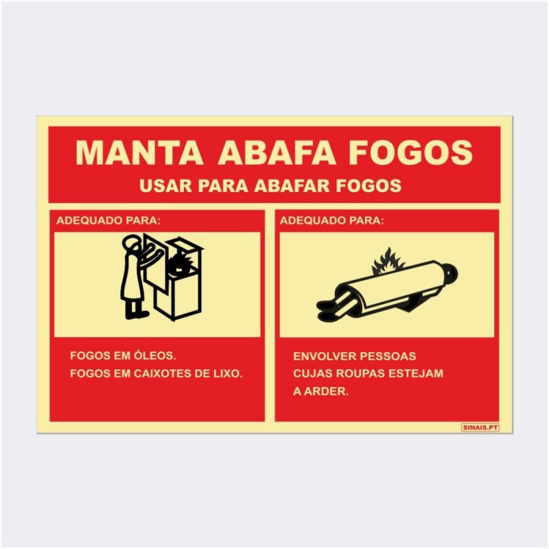 Manta abafa fogos