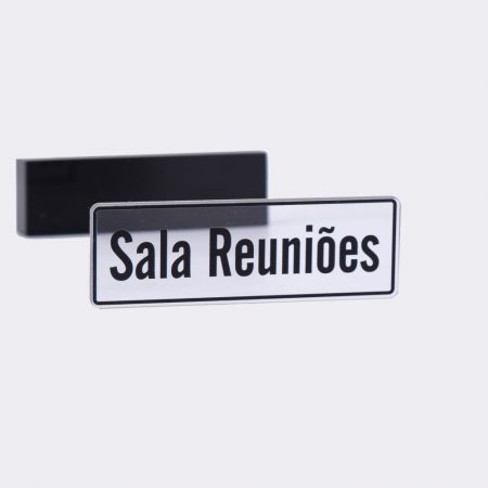 Placa de Porta em Acrílico Impresso