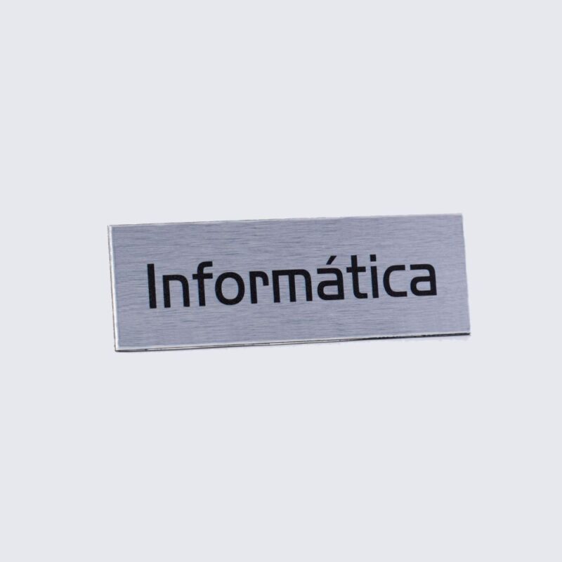 Placa de Porta em Dibond