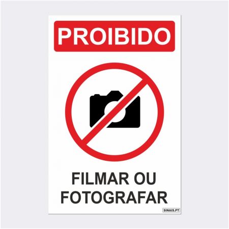 Proibido Filmar ou Fotografar