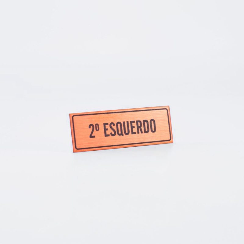 Placa de Andar em Alumínio Impresso - Image 3