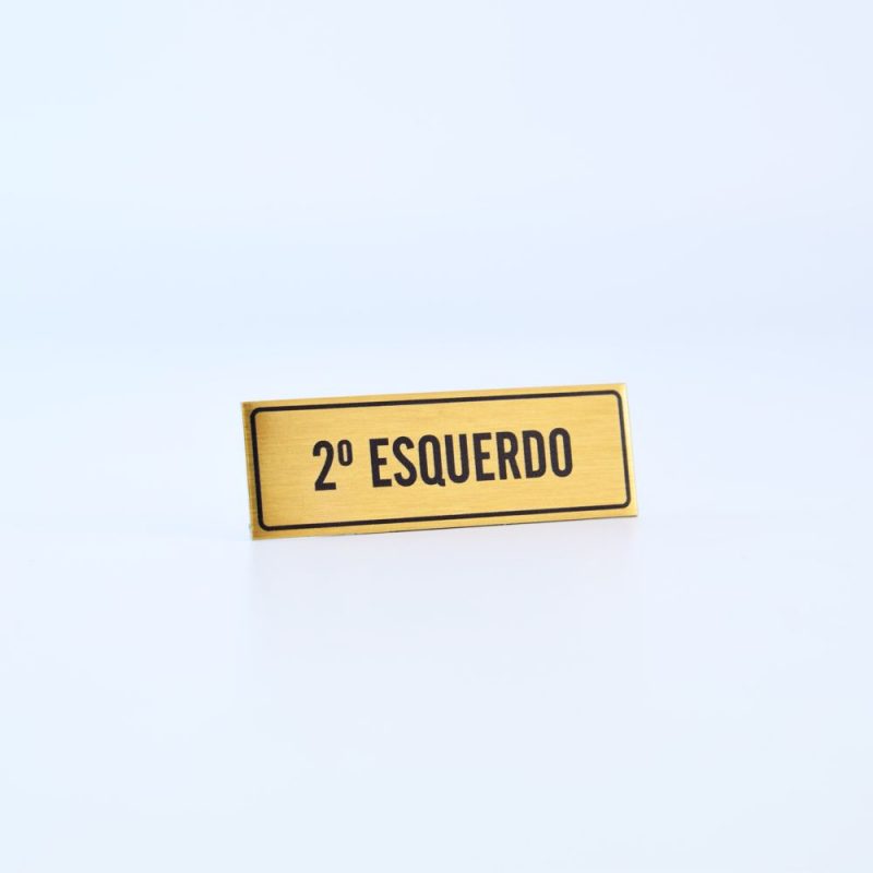 Placa de Andar em Alumínio Impresso - Image 5