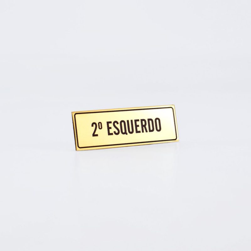Placa de Andar em Alumínio Impresso - Image 6