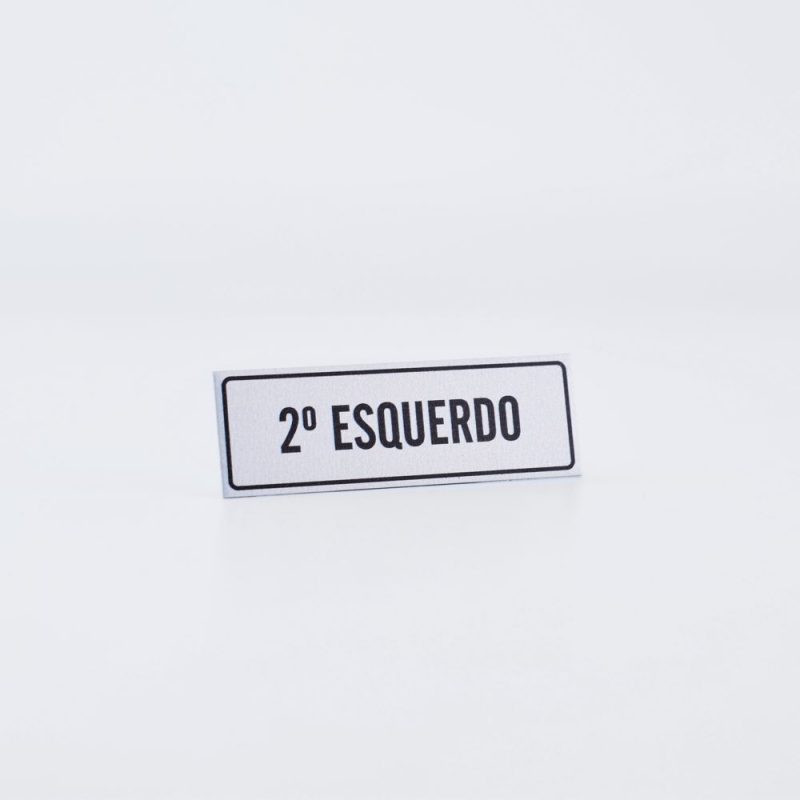 Placa de Andar em Alumínio Impresso - Image 7