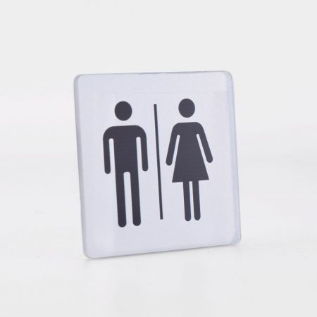 Sinalética WC em Acrílico Impresso