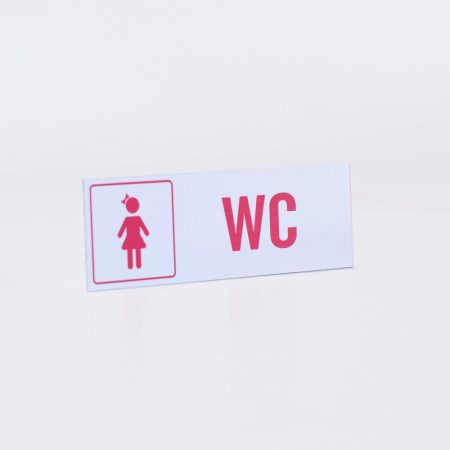 Sinalética WC em Alumínio Lacado