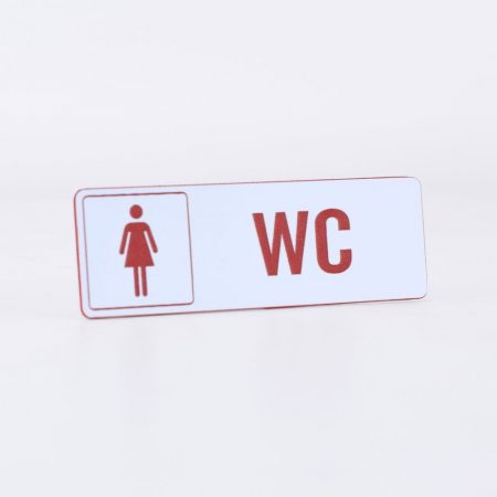 Sinalética WC em Gravoplay