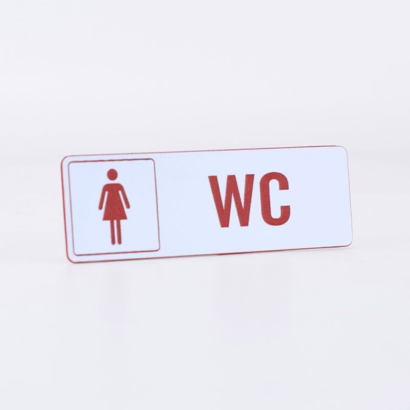 Sinalética WC em Gravoplay